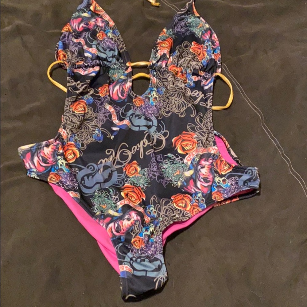 Echo Red Vintage Swim Suit One Piece